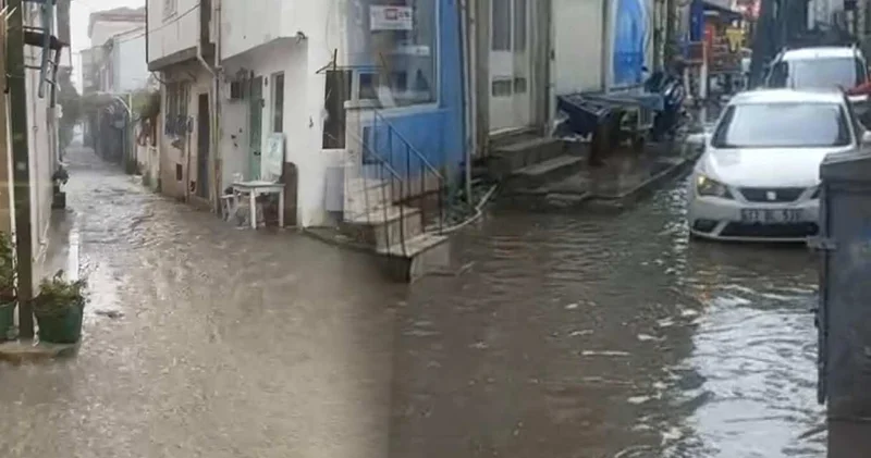 Balıkesir’de sağanak hayatı felç etti!