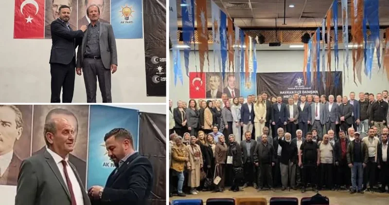 Balıkesir Büyükşehir Belediyesi Havran İlçe Koordinatörü ve beraberindeki 9 isim CHP den AK Partiye geçti Politika Haberleri