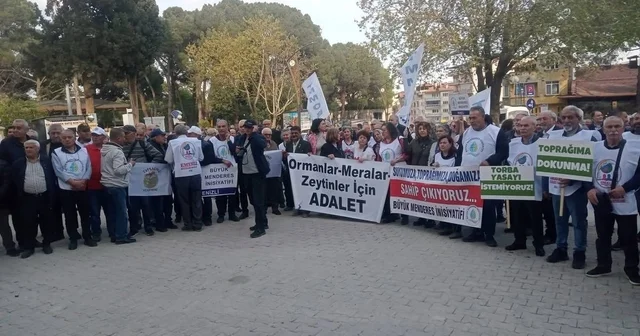 Buldan da maden arama çalışmalarına protesto Denizli Haberleri