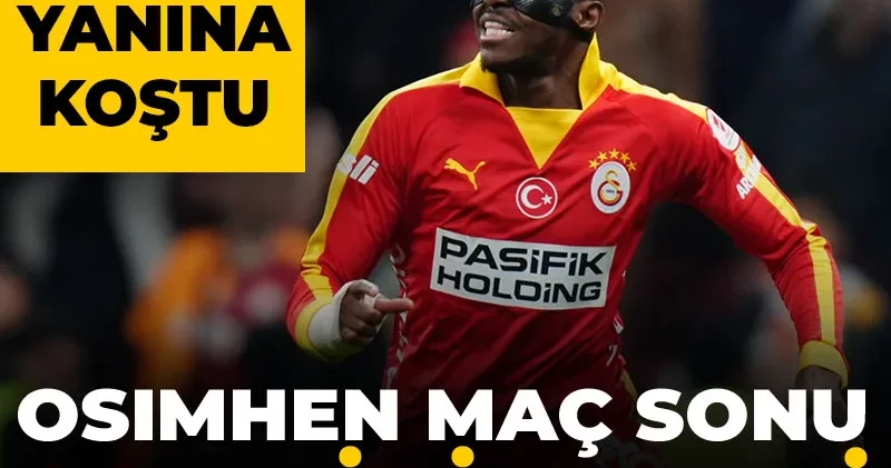 Osimhen maç sonu çok sinirlendi: Koşa koşa yanına gidip isyan etti