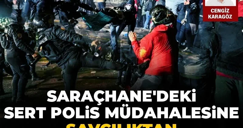 Saraçhane deki sert polis müdahalesine savcılıktan takipsizlik kararı!