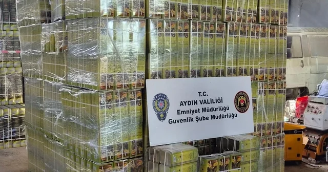 Tağşiş yağ dolumunda kullanılan 2 bin teneke ele geçirildi Aydın Haberleri