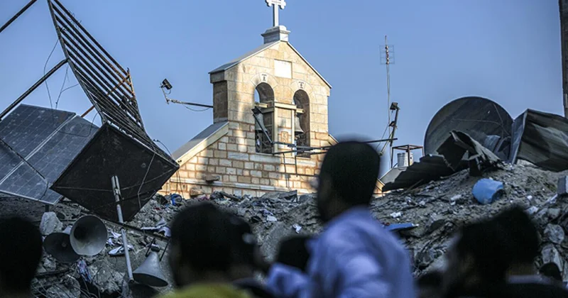 Soykırımcı İsrail in baskıları nedeniyle Kudüs teki Hristiyan nüfusu her geçen yıl azalıyor