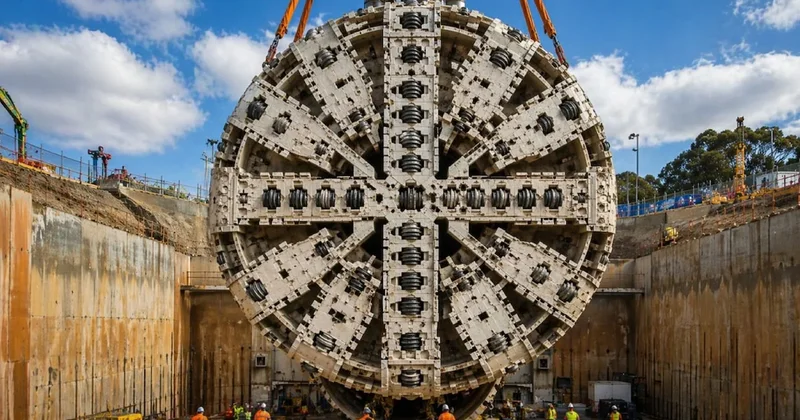 300 tonluk dev makine yerin altını oyacak: Şehrin altı yeniden şekilleniyor Sözcü Gazetesi