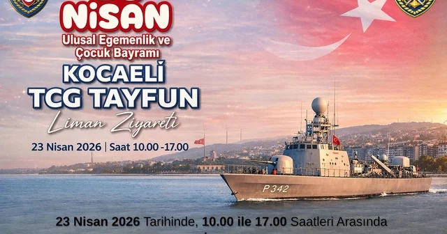 TCSG 15 ve TCG Tayfun vatandaşların ziyarete açılıyor Kocaeli Haberleri