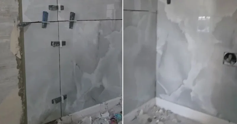 Fayans ustasının işçiliğini beğenmediler, alıkoyup polis çağırdılar