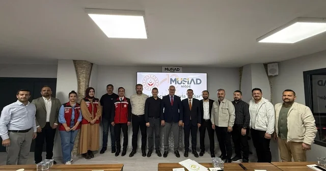 Niğde de yeni evlenen çiftlere yeni doğan destek çantası desteği Niğde Haberleri