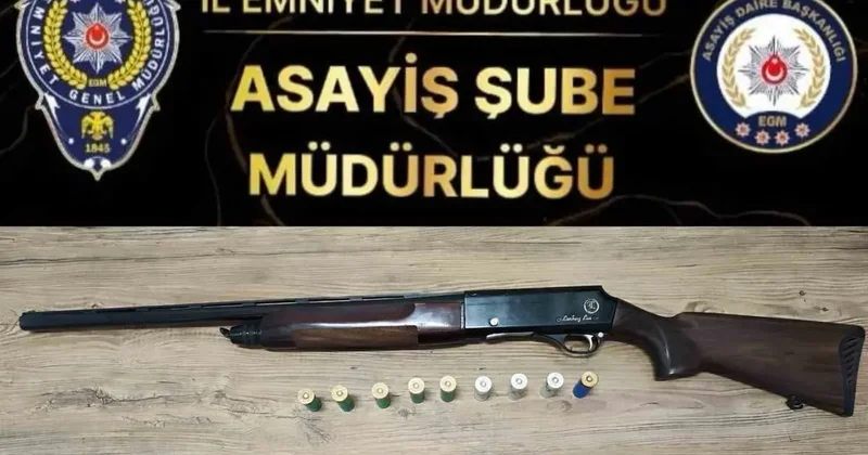 Kız kardeşinin iş yeri önünde havaya ateş açan şahıs yakalandı