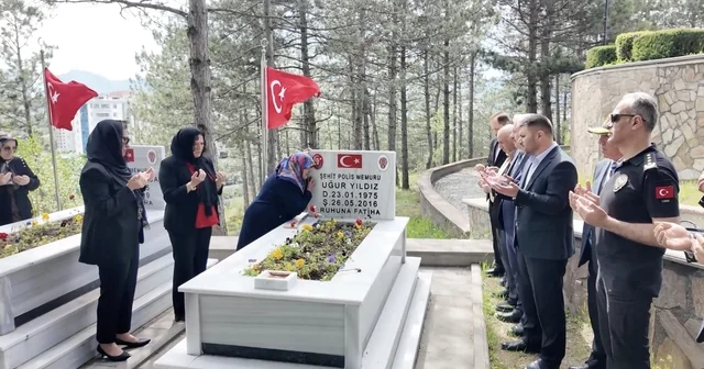 Şehit Polis Memuru Uğur Yıldız dualarla anıldı Kastamonu Haberleri