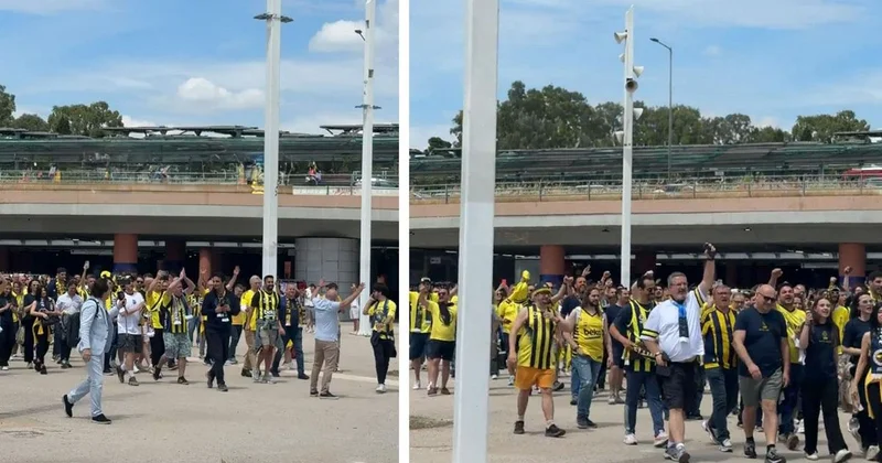 Fener taraftarından Mustafa Kemal’in askerleriyiz tezahüratı