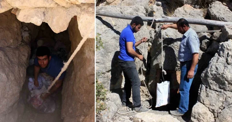 Erzincan da asırlık gelenek: Peynirler yüzyıllardır doğal buz mağaralarına emanet Erzincan Haberleri