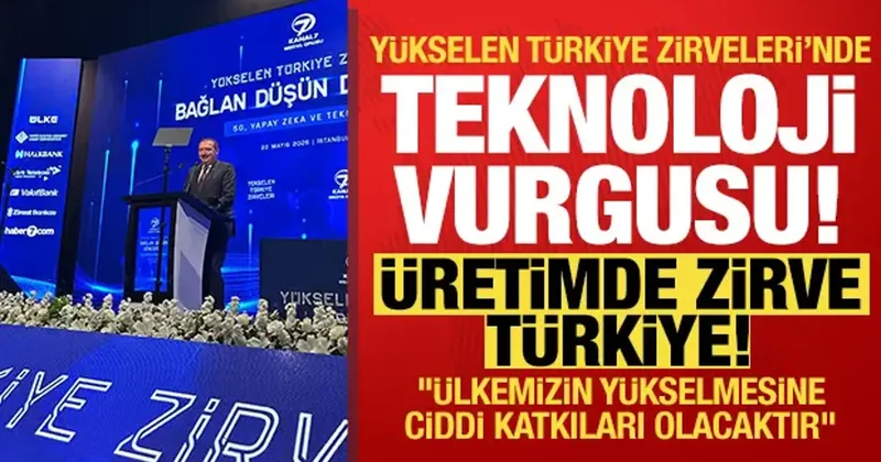 Mevlüt Uysal: Teknolojiyi en iyi tüketen olmaktan öte üretimde en önde olmalıyız