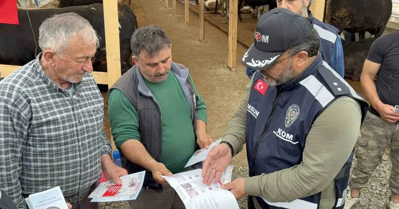 Polis, kurban pazarında vatandaşları dolandırıcılığa karşı uyardı