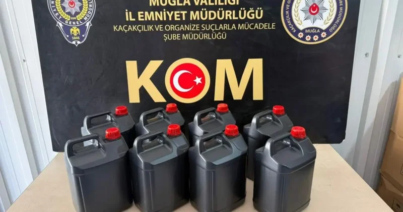 Muğla’da bayram tatili öncesi sahte alkol operasyonu
