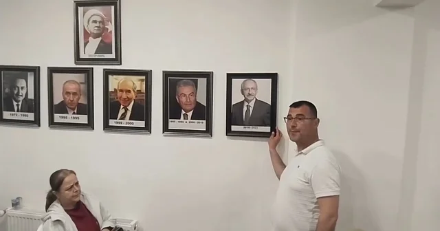 Edirne de partililer CHP il binası önünde toplandı Edirne Haberleri