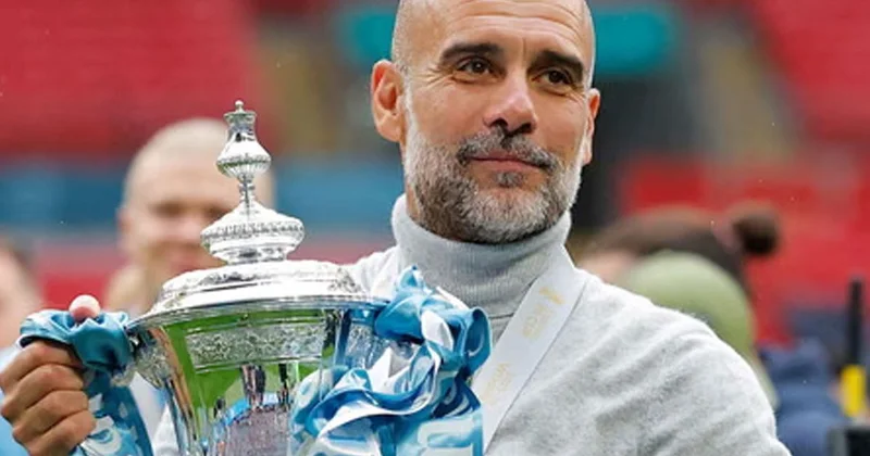 Manchester City den Guardiola ya unutamayacağı jest