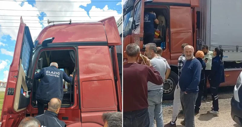 Elazığ da tır şoförü aracının içinde ölü bulundu