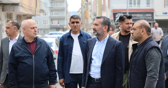 Başkan Şerifoğulları, yol yenileme ve kaldırım çalışmalarını inceledi Elazığ Haberleri