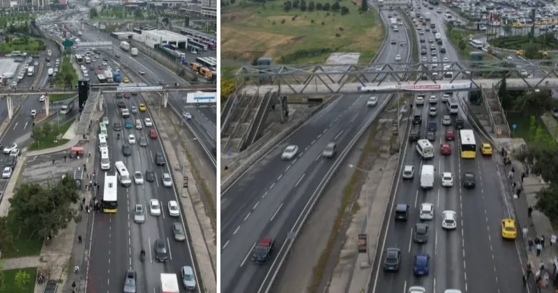 Bayram tatili öncesi İstanbul’da trafik yoğunluğu yüzde 65’e ulaştı İstanbul Haberleri