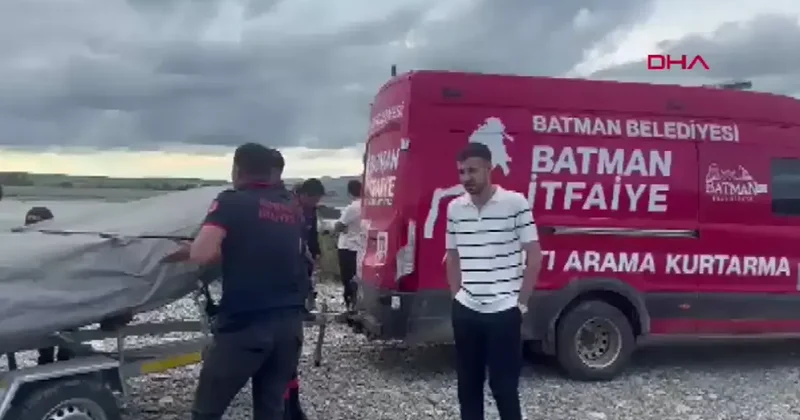 Batman Çayı’nda mahsur kaldılar! Ekipler kurtardı
