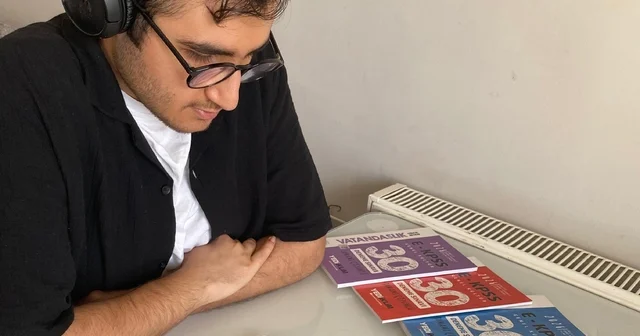 Görme engelli aday Türkiye 6 ncısı oldu Adıyaman Haberleri