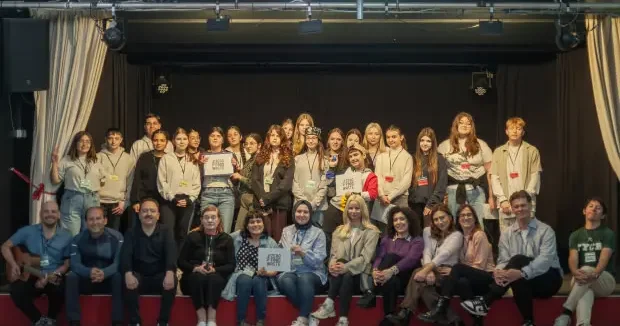 Konya haberleri Konya Büyükşehir Zero Food Waste Volunteers With Art ile gıda israfına dikkat çekti 22 Mayıs 2026