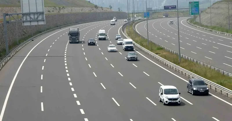 Kocaeli’de otoyollarda bayram tatili öncesi sakinlik yaşanıyor