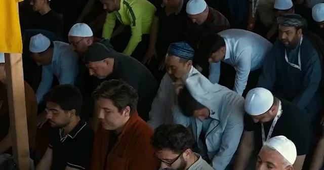 Etnospor Kültür Festivali’nde cemaatle namaz kılındı VİDEO İZLE