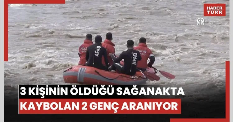 Hatayda 3 kişinin öldüğü sağanakta sele kapılarak kaybolan 2 genç aranıyor