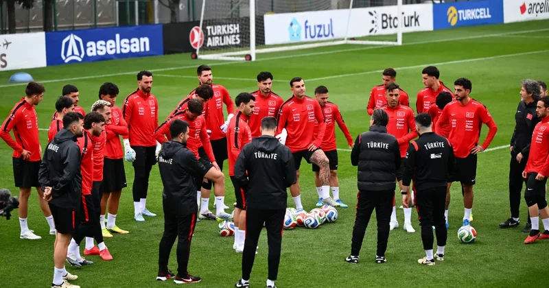 A Milli Takım Dünya Kupası öncesi topbaşı yaptı