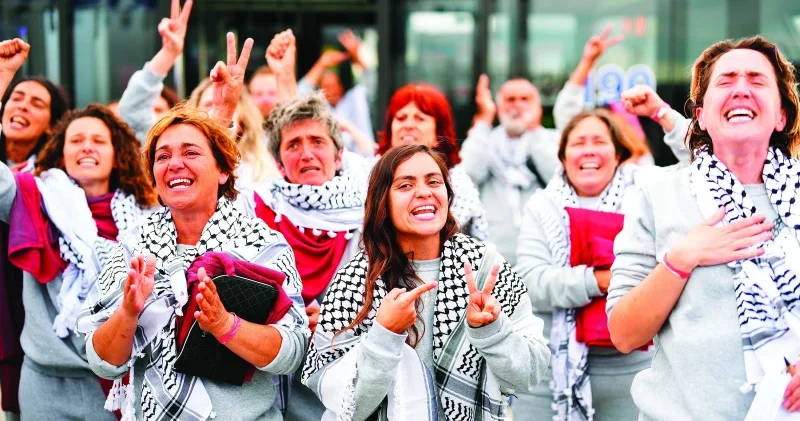 422 kahraman Türkiye de: Sumud un İsrail esareti bitti Gündem Haberleri