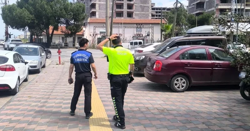 Turgutlu Zabıtası ve trafik ekiplerinden ortak denetim