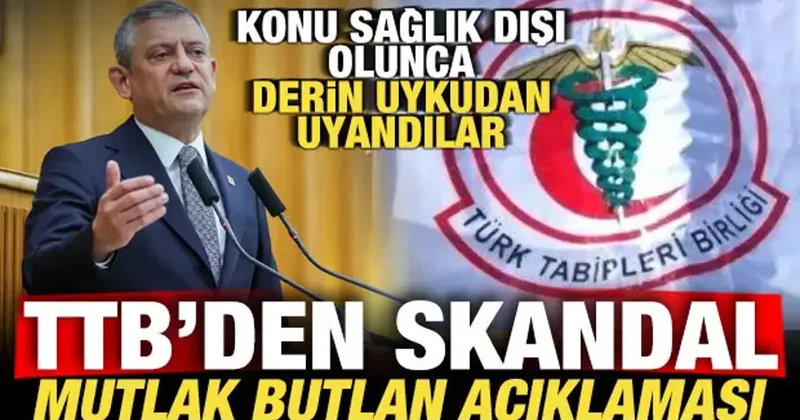 Konu sağlık dışı olunca derin uykudan uyandılar! TTB den skandal mutlak butlan açıklaması