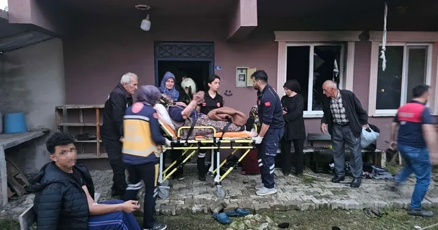 Benzinle soba yakmak isterken ölümden döndüler: 4 yaralı Kastamonu Haberleri