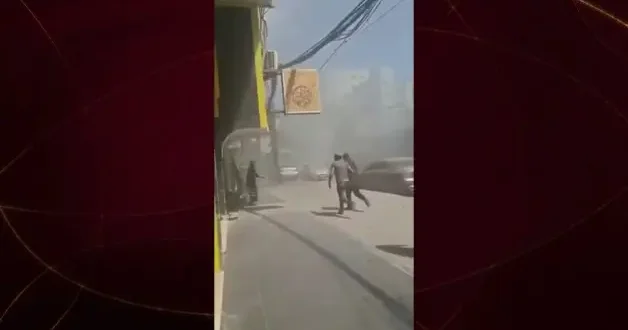 Katil İsrail Gazze merkezinde sivilleri hedef aldı!