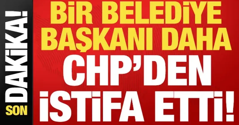 Son dakika: CHP den istifa eden belediye başkanı, AK Parti ye katıldı!