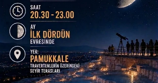 Denizli Bilim Merkezinden gökyüzü tutkunlarına özel etkinlik Denizli Haberleri Habertürk Yerel Haberler