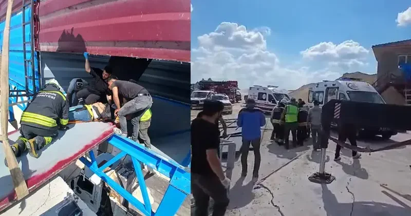 Eskişehir’de taş kırma kuyusuna düşen 2 işçi yaralandı