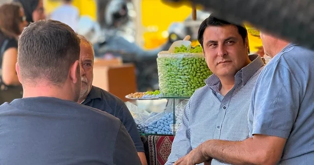 Yılmaz, tarihi Elmacı Pazarı nda esnafla buluştu Gaziantep Haberleri Habertürk Yerel Haberler