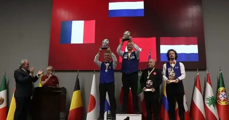 Milli bilardocu Serdar Gümüş Dünya üçüncüsü! Spor Haberleri