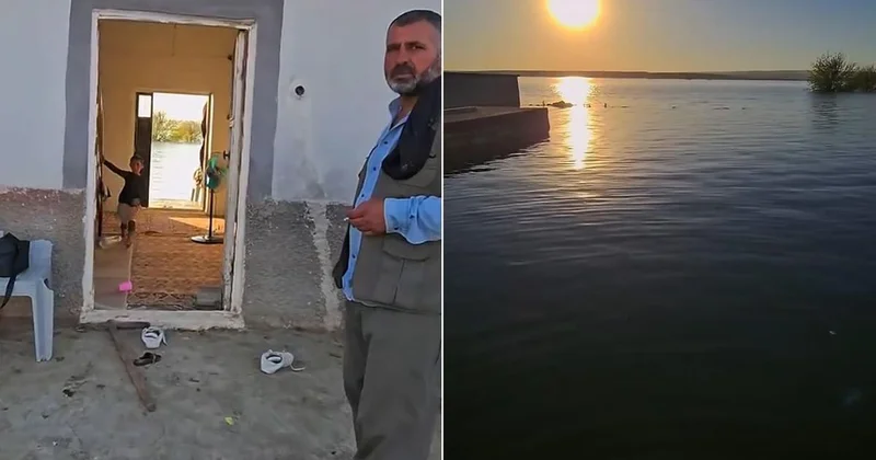 Dün kurak topraktı, bugün göl evi oldu