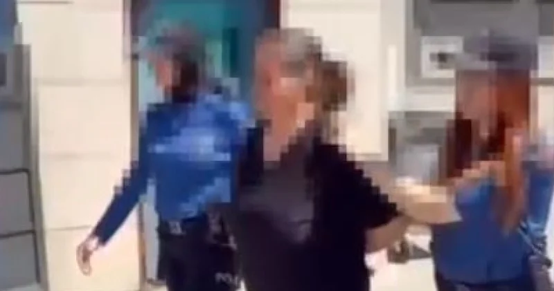 Güvenlik kamerasına yansıyan görüntüler sonrası şüpheli polis tarafından gözaltına alındı Son dakika haberleri