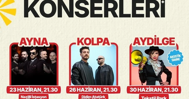 Başkan Çerçioğlu: Yaza Merhaba Konserlerimize tüm vatandaşlarımızı davet ediyorum Aydın Haberleri Habertürk Yerel Haberler