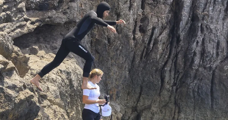 Jared Leto Ibiza tatilinde kayalıklardan atladı