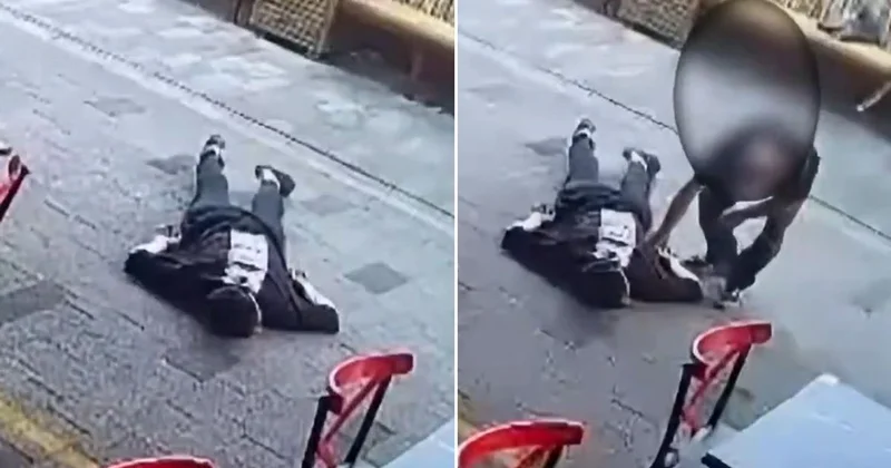 Kalbi durup yere yığılan gence yardım etmek yerine 6 bin lirasını çaldı
