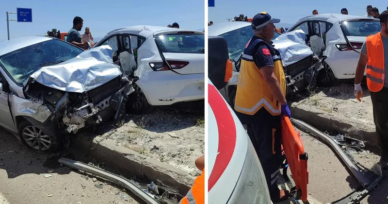 Kayseri de feci kaza: 2 ölü, 9 yaralı