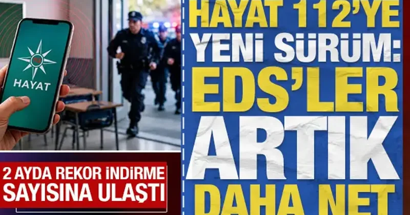 Hayat 112 uygulaması 2 ayda 750 bin kez indirildi: KADES ve Uyuma artık tek çatıda