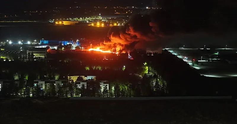 Eskişehir’de TUSAŞ tesisinde yangın!