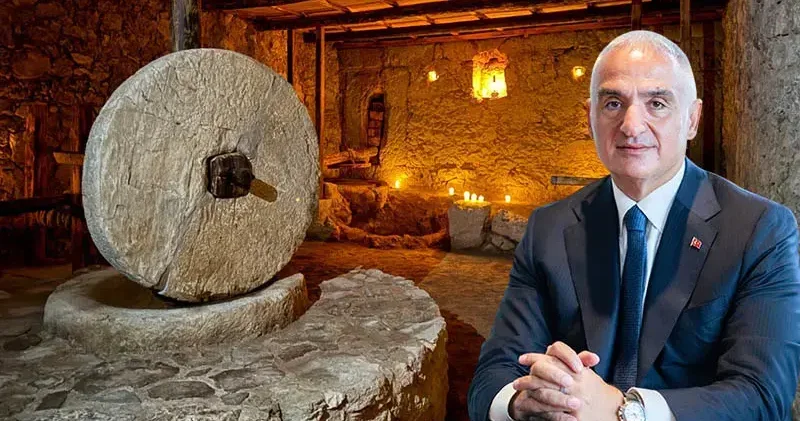 Bakan Ersoy: Syedra Antik Kenti ndeki zeytinyağı işliği restore edildi