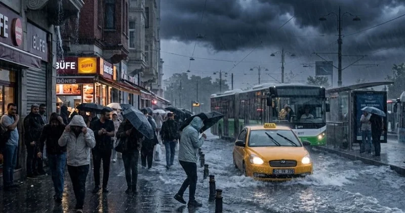 10 derece birden düşecek, 81 şehri dolu ve sağanak vuracak: Bugün İstanbul dan giriyor! Sözcü Gazetesi